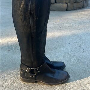 Frye Phillip Harness Boot Tall 6.5